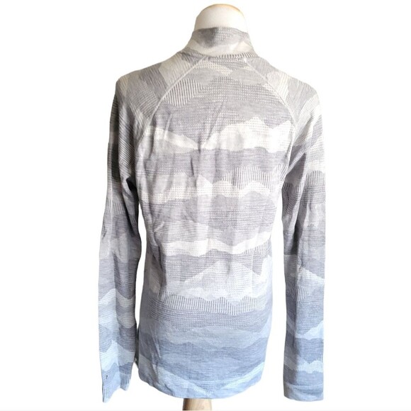 SmartWool Women's Classic Base Layer 1/4 Zip Top Print Womens XL 100% Merino - Picture 4 of 13